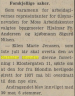Ellen Marie Jenssen - omtale i Moss Avis 1937